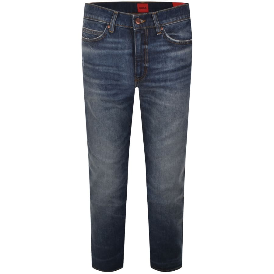 Image number 2 for HUGO 708 Slim Jeans Blue