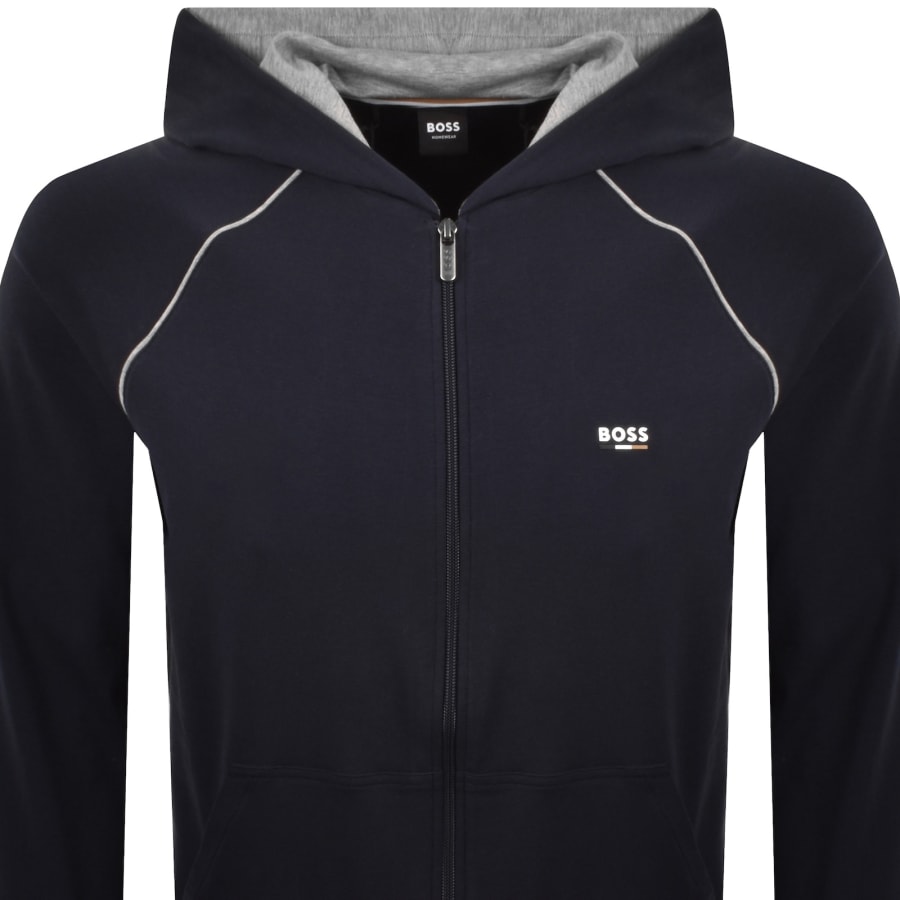 Image number 3 for BOSS Oliver Hooded Tracksuit Navy