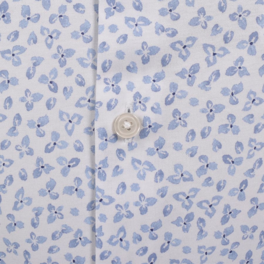 Image number 3 for BOSS Roan Slim Fit Shirt Light Blue