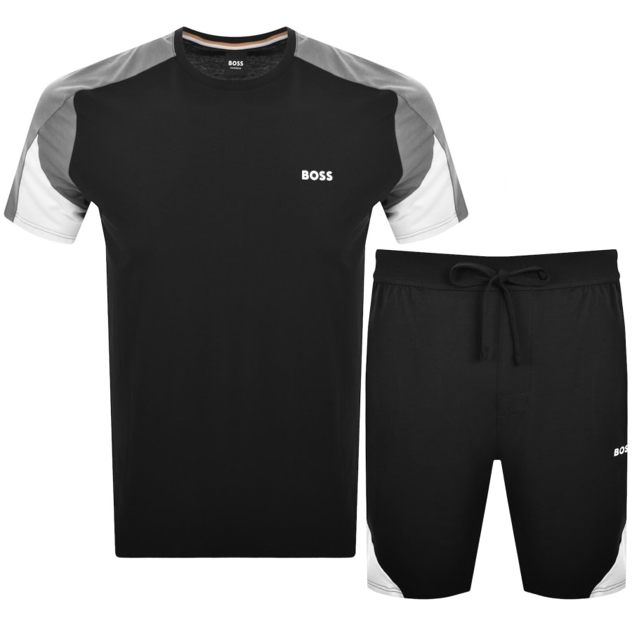 Image number 1 for BOSS Balance T Shirt And Short Set Black