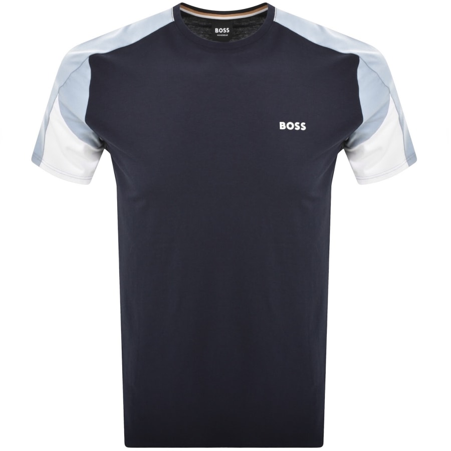 Image number 2 for BOSS Balance T Shirt And Short Set Navy