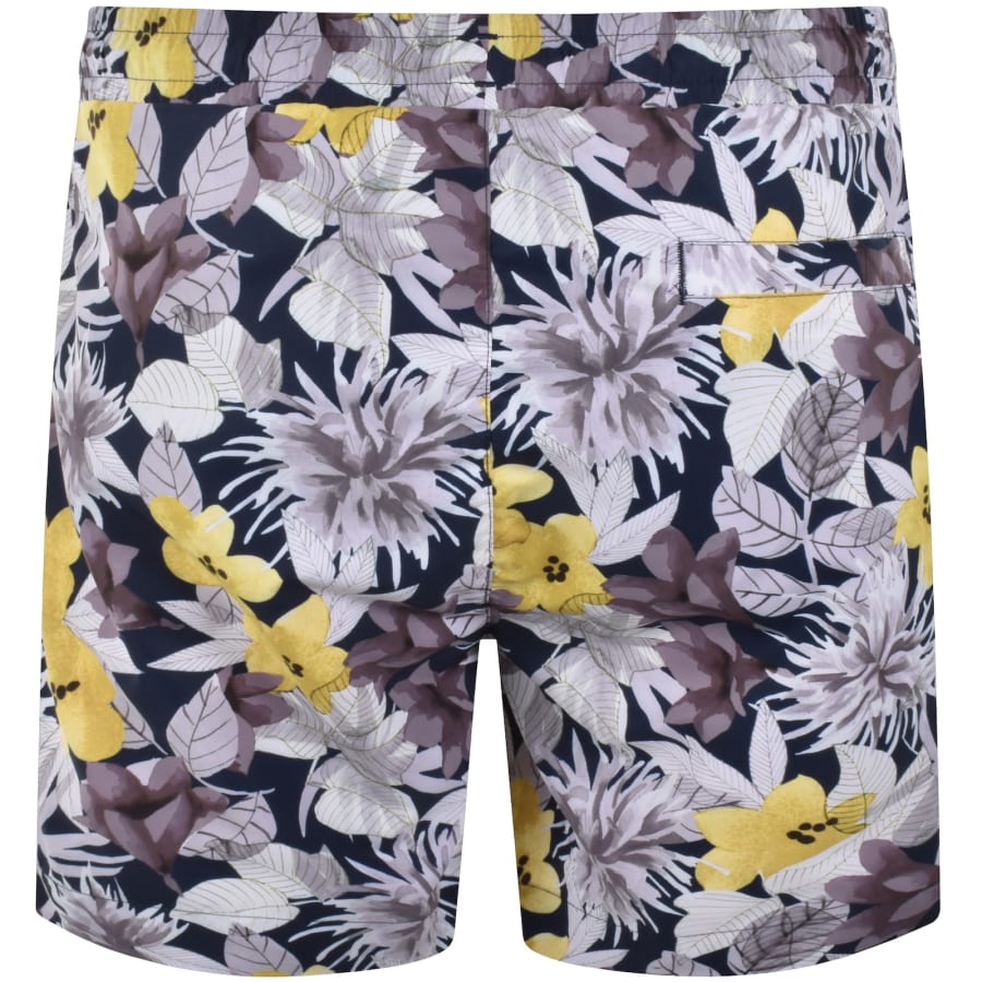 Image number 2 for HUGO Calala Swim Shorts Navy