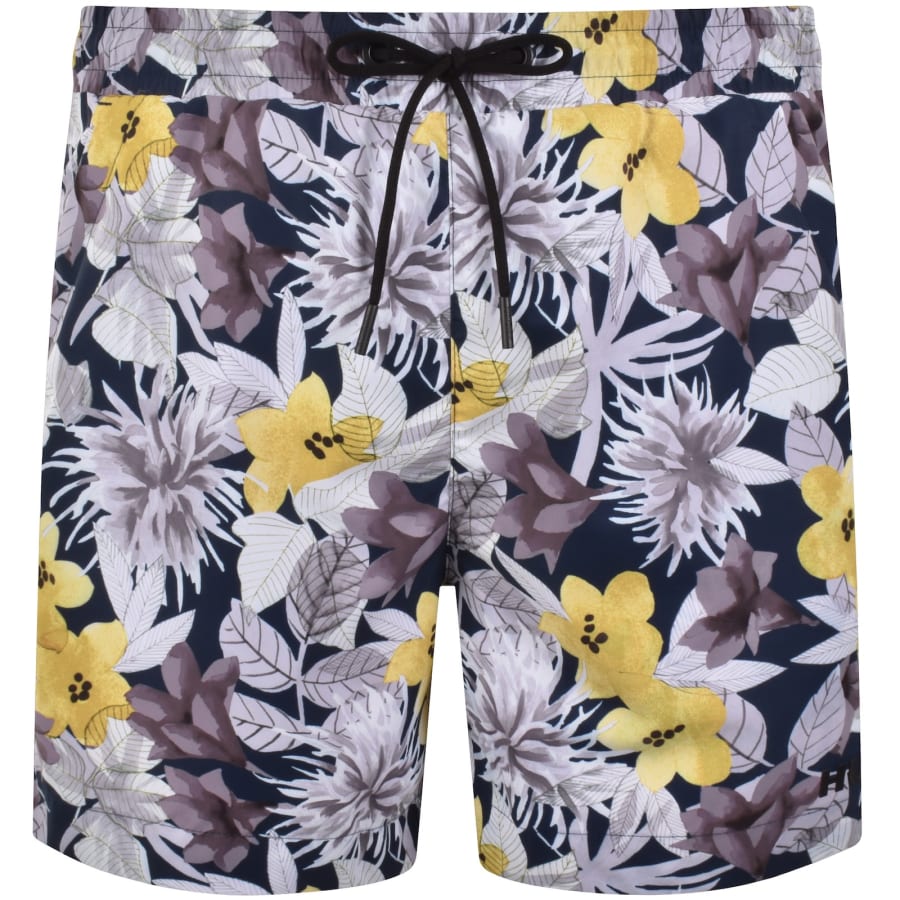 Image number 1 for HUGO Calala Swim Shorts Navy