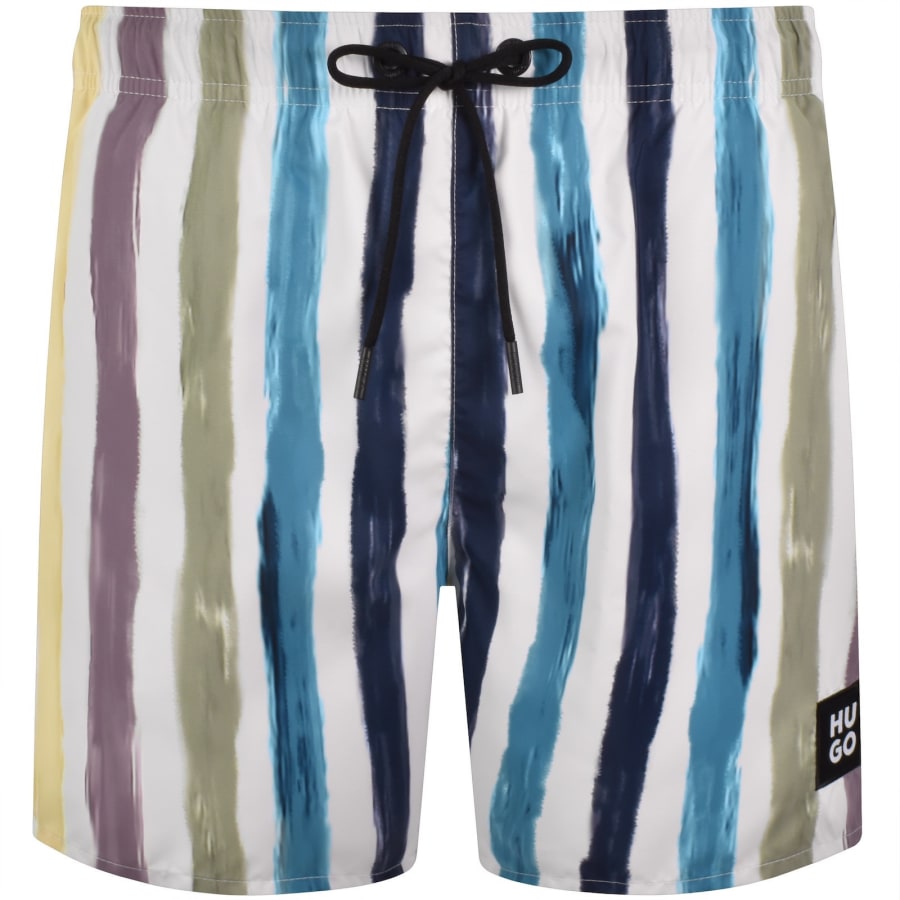 Image number 1 for HUGO Dino Swim Shorts Open Green