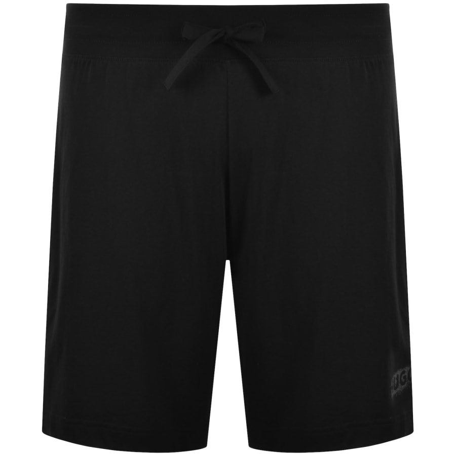 Image number 1 for HUGO Spray Logo Shorts Black