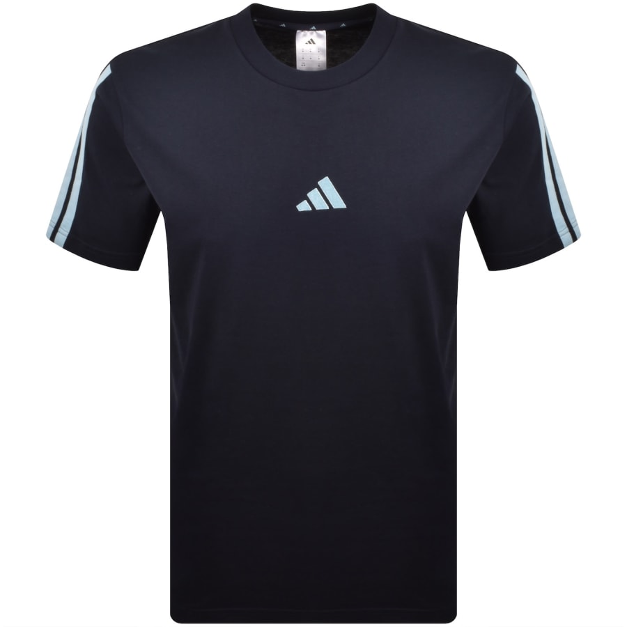 Image number 1 for adidas Sportswear 3 Stripes T Shirt Navy