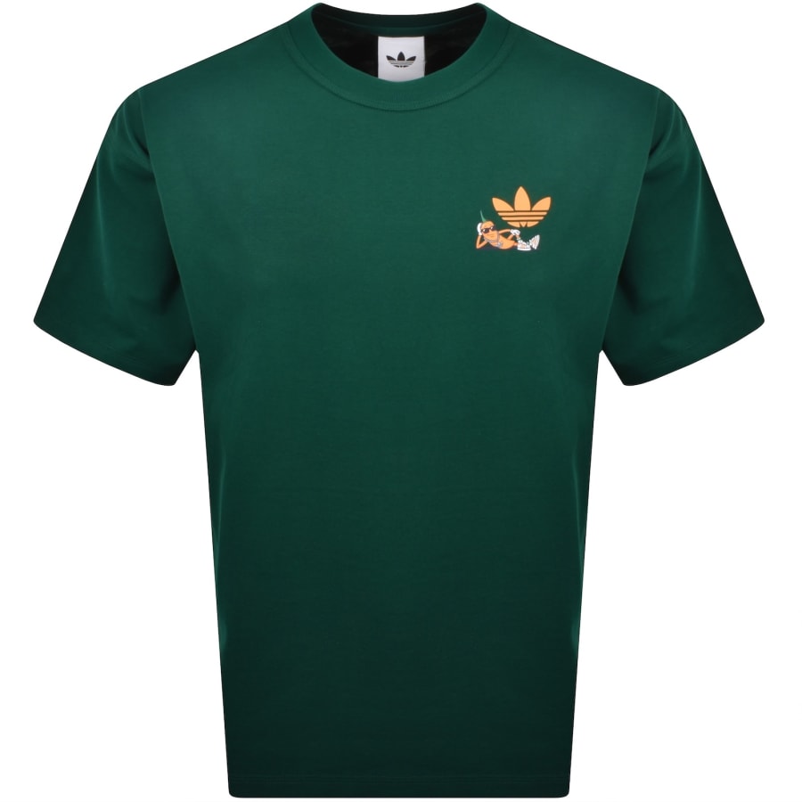 Image number 2 for adidas Originals New Chili 3.0 T Shirt Green