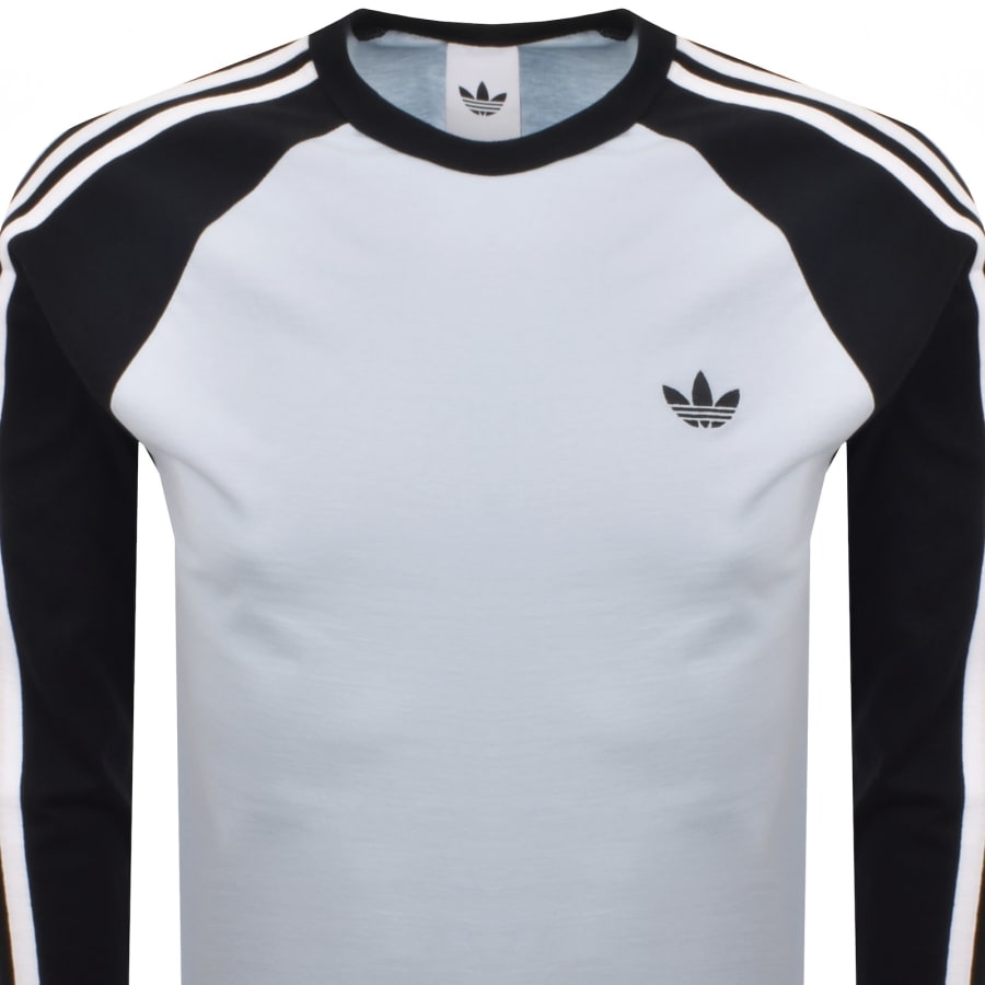 Image number 2 for adidas Originals 3 Stripes T Shirt Blue