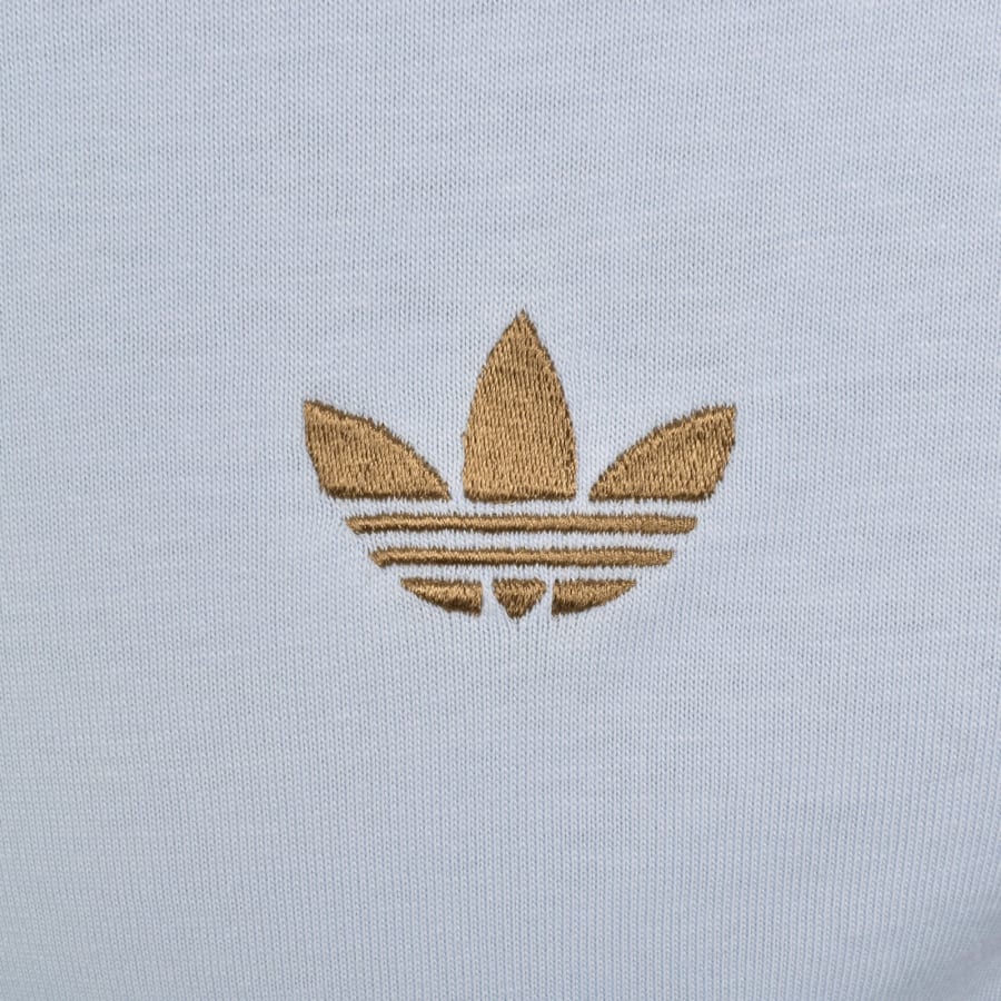 Image number 3 for adidas Originals 3 Stripes T Shirt Blue