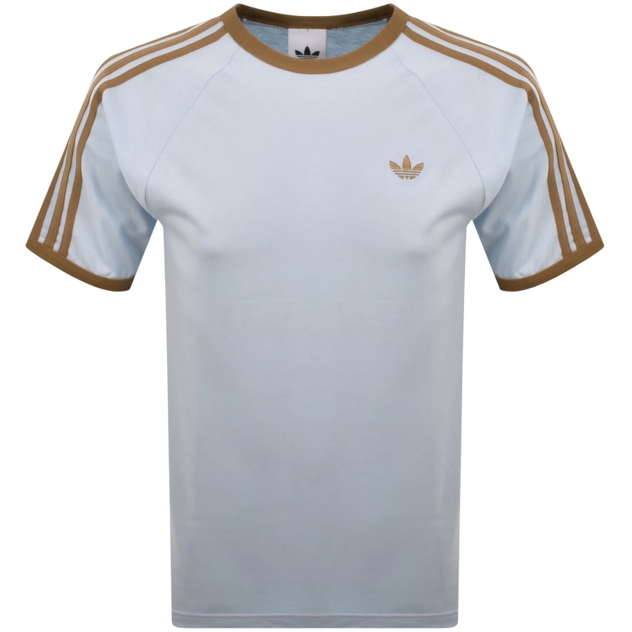 Image number 1 for adidas Originals 3 Stripes T Shirt Blue
