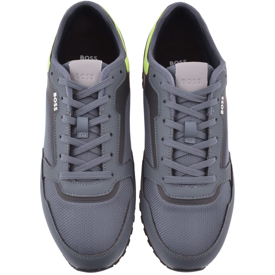 Image number 3 for BOSS Parkour L Runner Trainers Navy