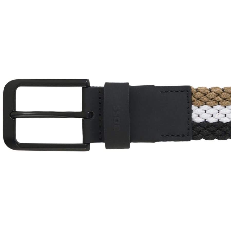 Image number 3 for BOSS Vern Woven Belt Black