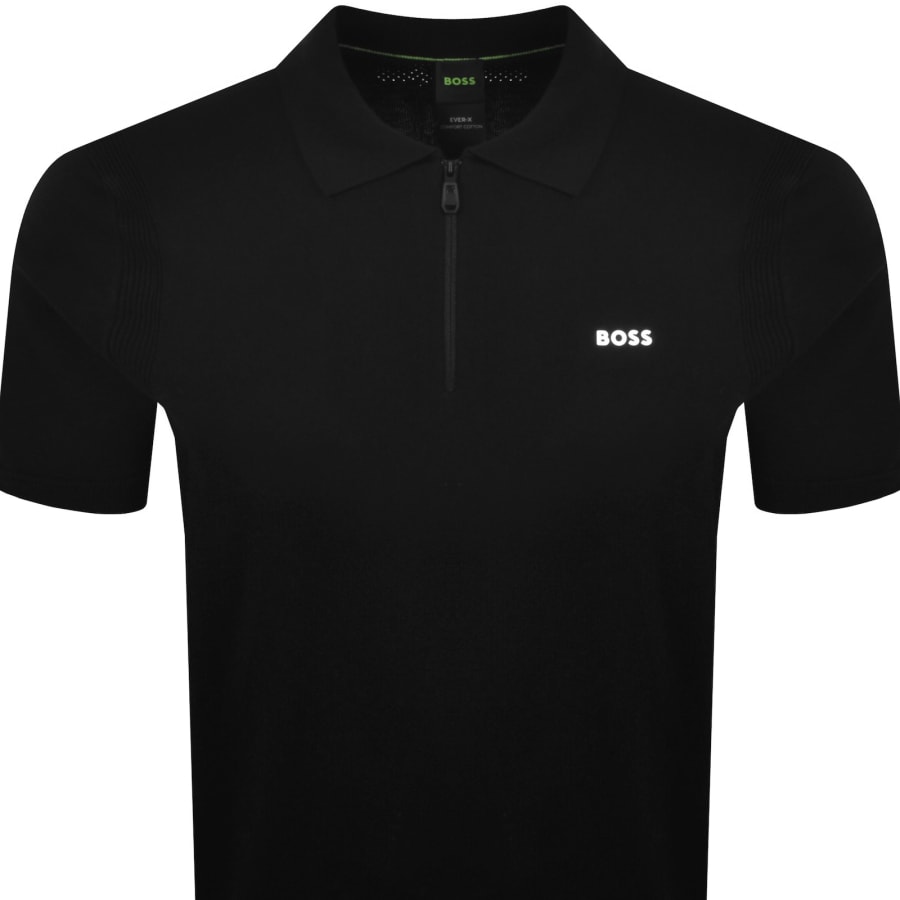 Image number 2 for BOSS Ever X Knit Polo Jumper Back