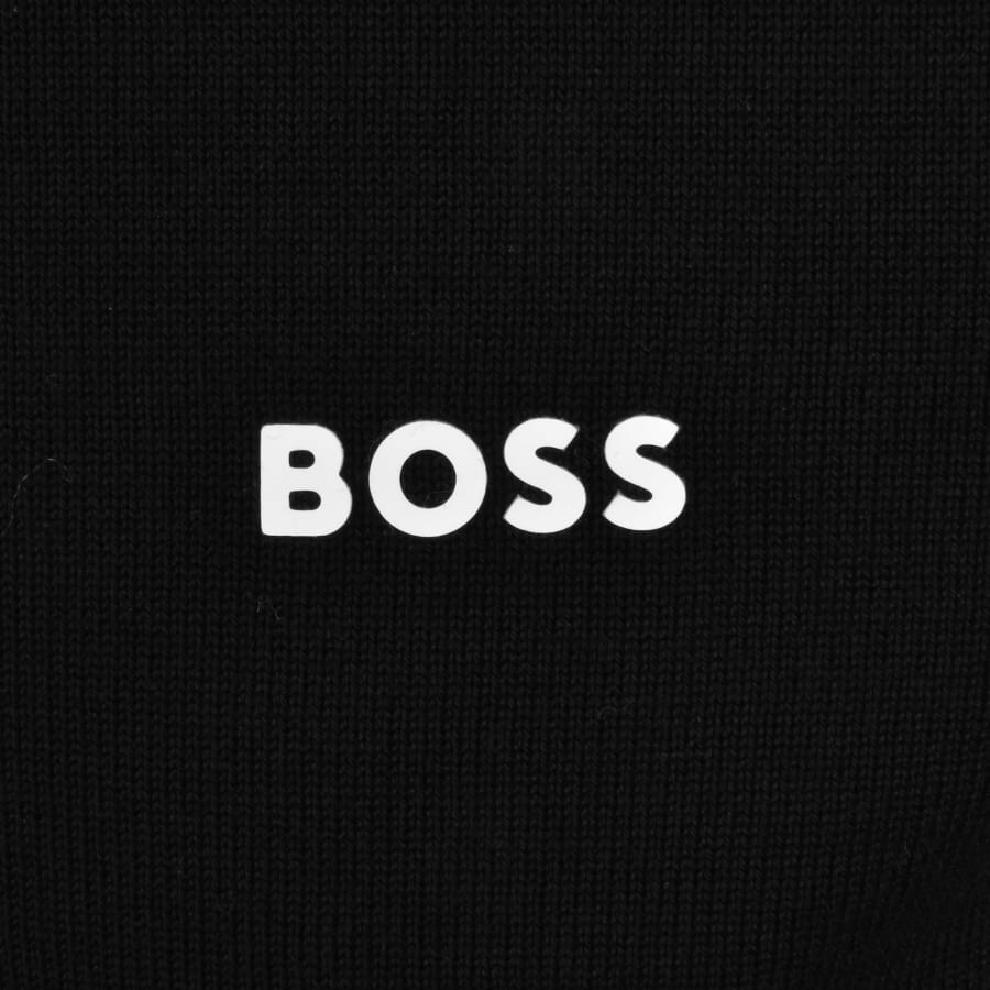 Image number 3 for BOSS Ever X Knit Polo Jumper Back