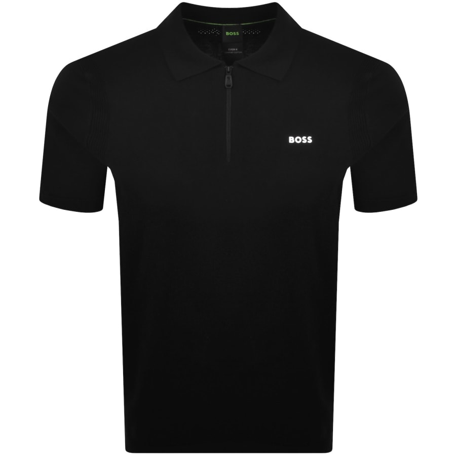 Image number 1 for BOSS Ever X Knit Polo Jumper Back
