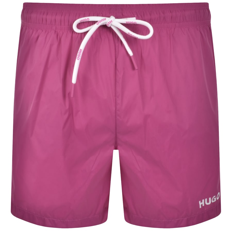 Image number 1 for HUGO Haiti Swim Shorts Bright Pink