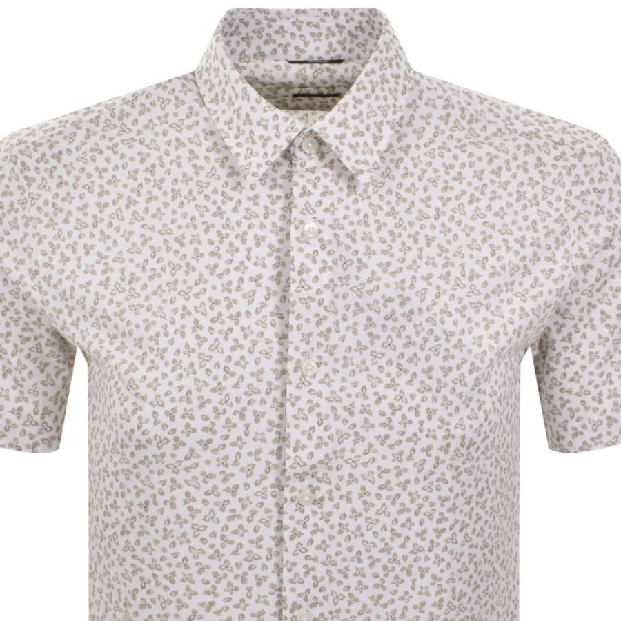 Image number 2 for BOSS Roan Slim Fit Shirt Open Beige