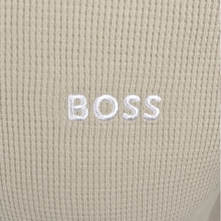 Image number 3 for BOSS Waffle T Shirt Beige