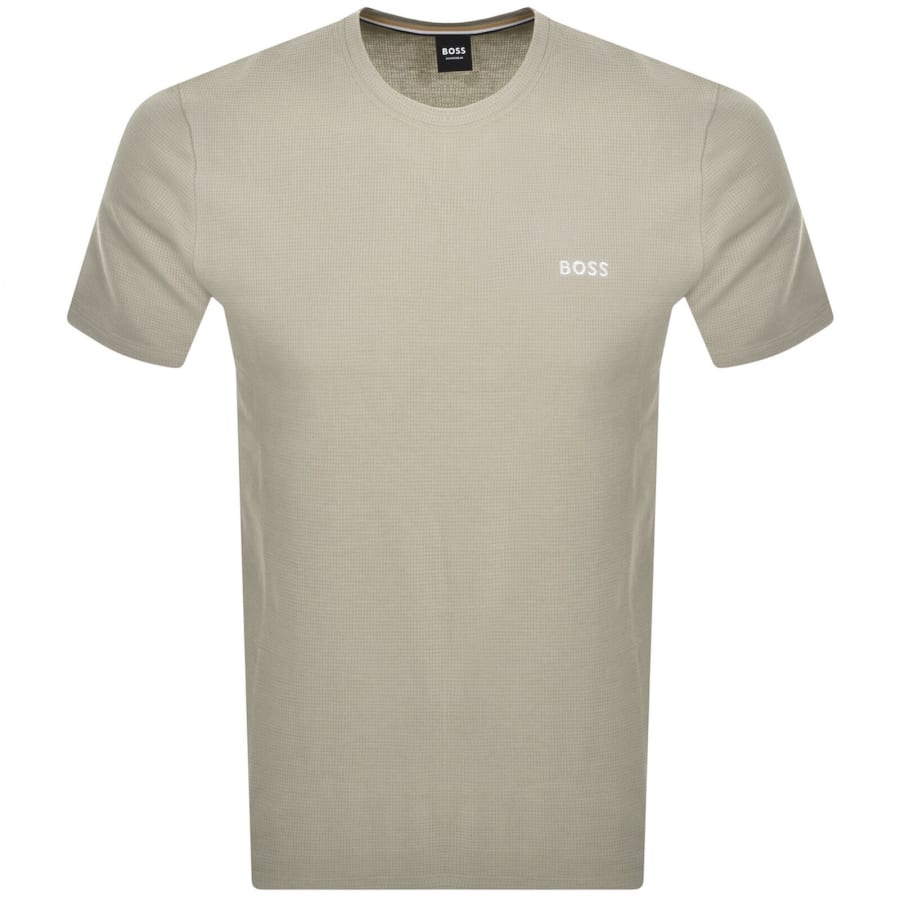 Image number 1 for BOSS Waffle T Shirt Beige