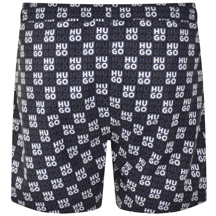 Image number 2 for HUGO Aaron Swim Shorts Navy