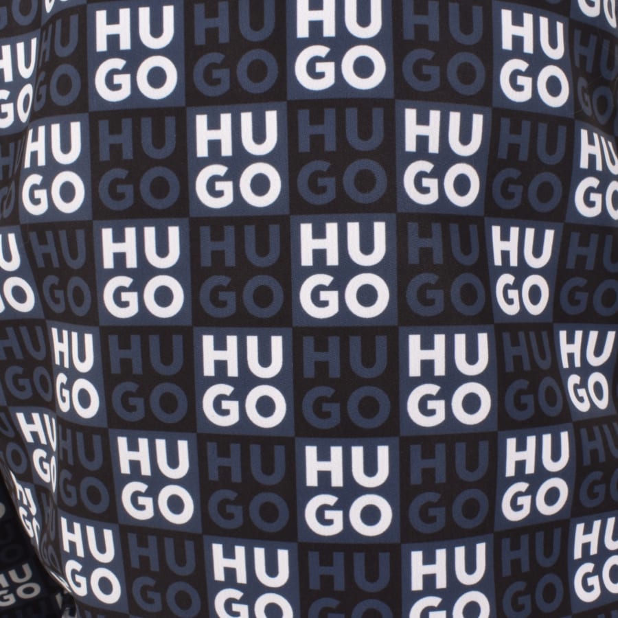 Image number 3 for HUGO Aaron Swim Shorts Navy