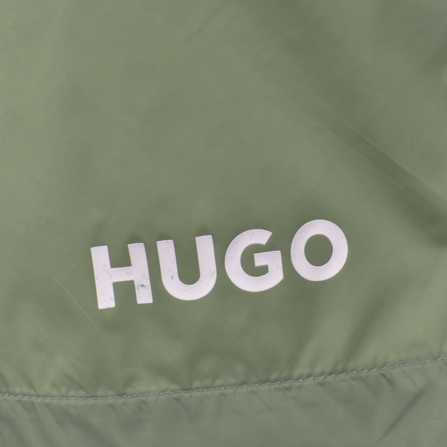 Image number 3 for HUGO Haiti Swim Shorts Green