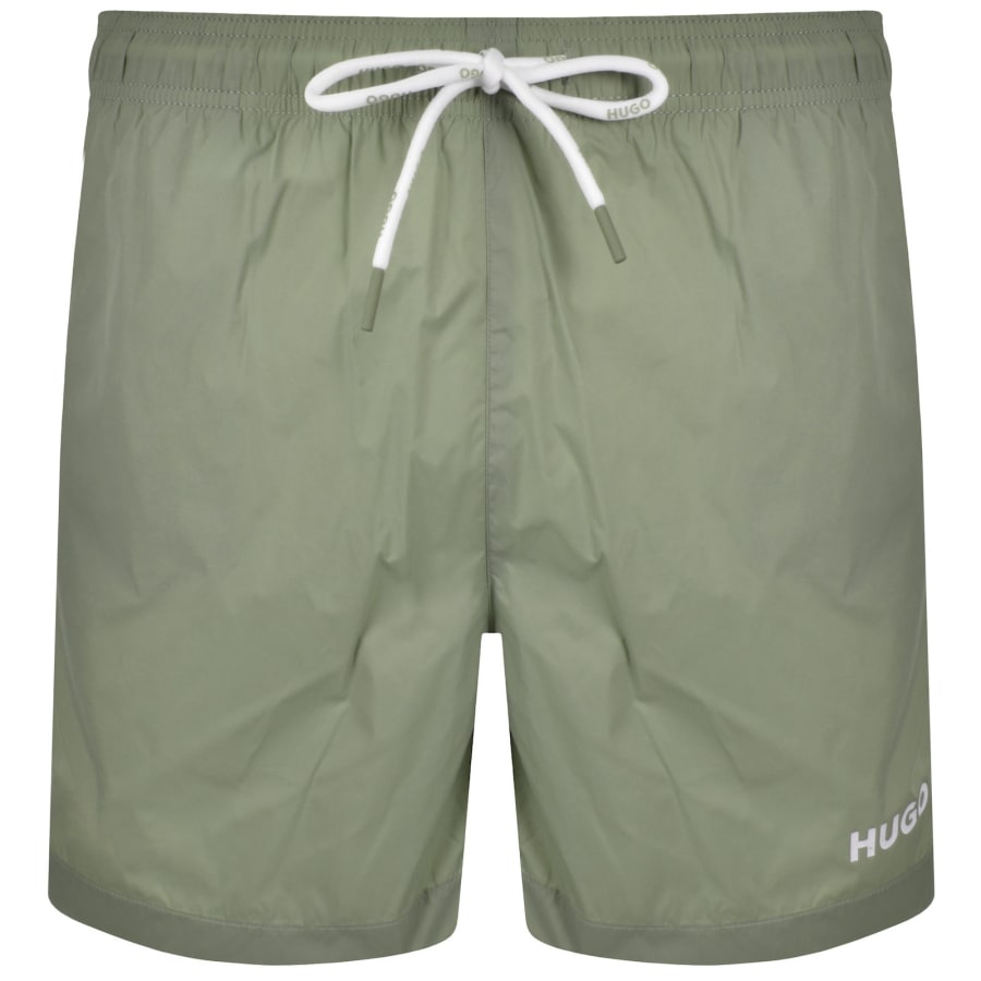 Image number 1 for HUGO Haiti Swim Shorts Green