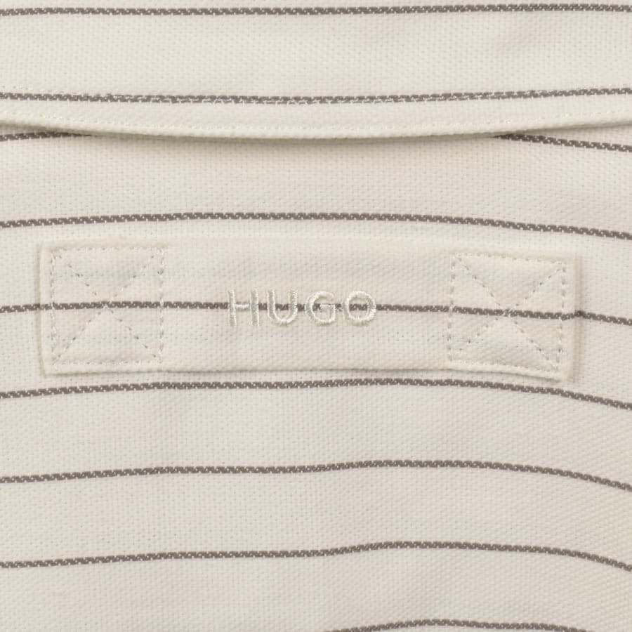 Image number 4 for HUGO Epoldo Overshirt Jacket Cream