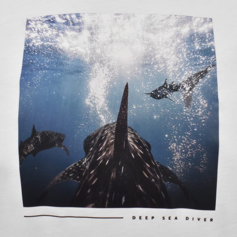 Image number 3 for BOSS Te Creature T Shirt White