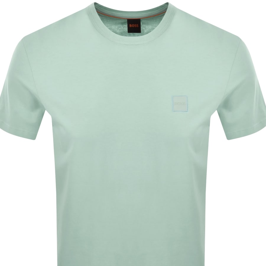 Image number 2 for BOSS Tales T Shirt Aqua Green