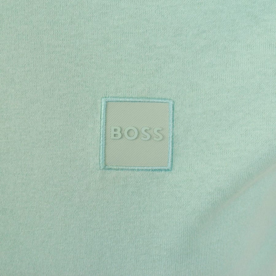 Image number 3 for BOSS Tales T Shirt Aqua Green