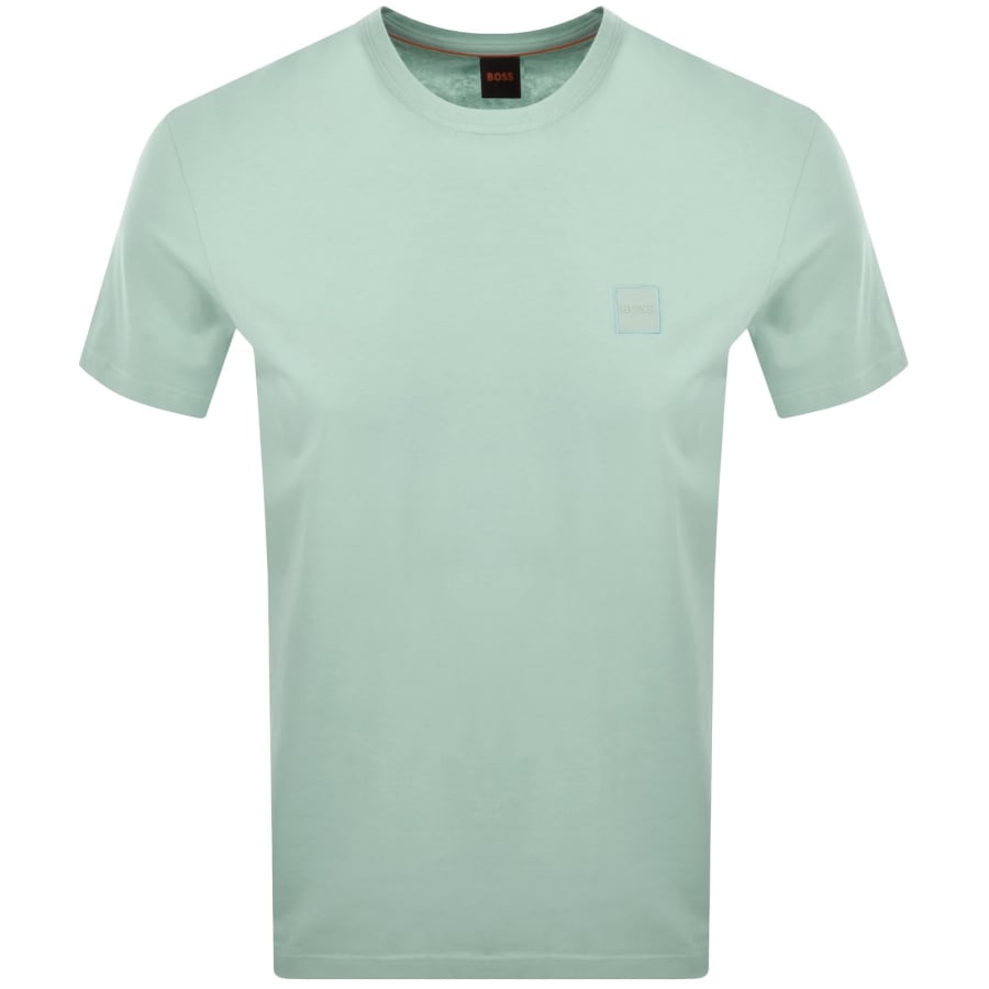 Image number 1 for BOSS Tales T Shirt Aqua Green