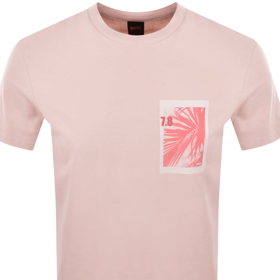 Image number 2 for BOSS Te Board T Shirt Light Pink