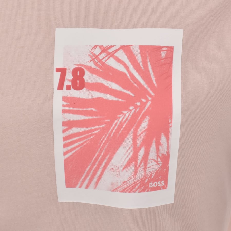 Image number 3 for BOSS Te Board T Shirt Light Pink