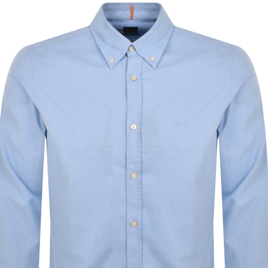 Image number 2 for BOSS Relegant 6 Regular Fit Shirt Blue