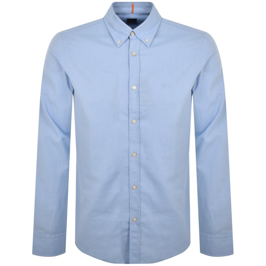 Image number 1 for BOSS Relegant 6 Regular Fit Shirt Blue