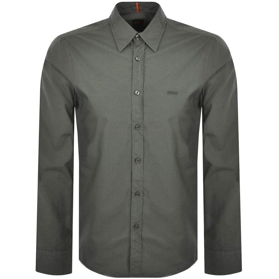 Image number 1 for BOSS Relegant 6 Regular Fit Shirt Green