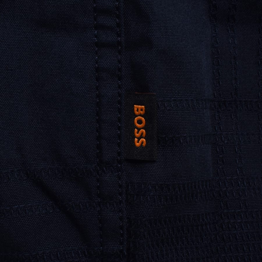 Image number 3 for BOSS Rayer M Short Sleeve Shirt Navy