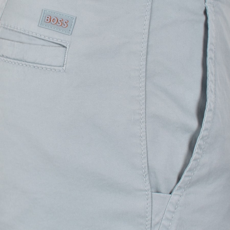 Image number 3 for BOSS Chino Slim Shorts Light Blue