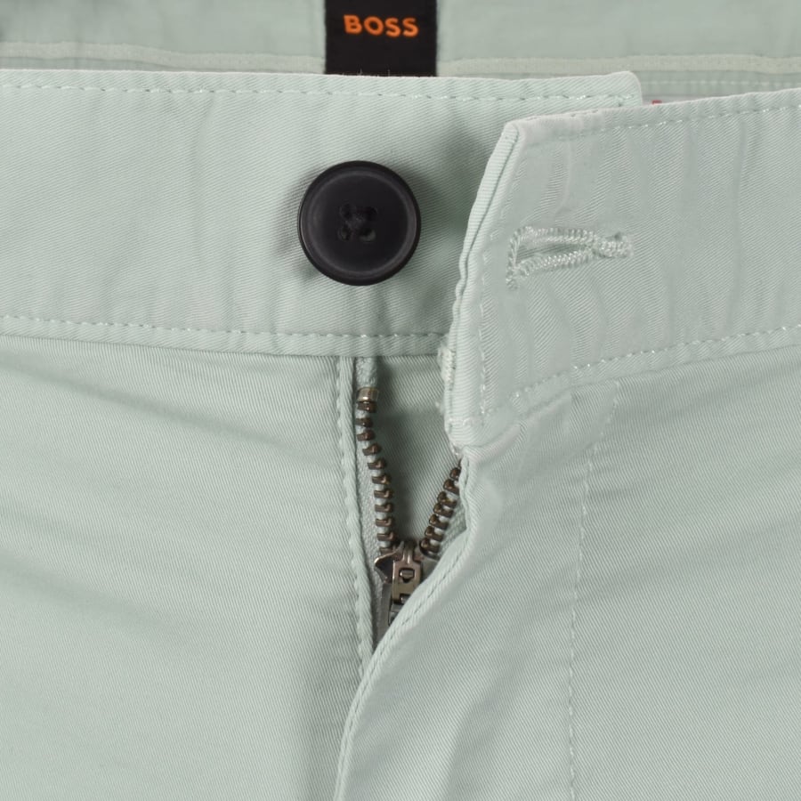 Image number 4 for BOSS Chino Slim Shorts Aqua Green