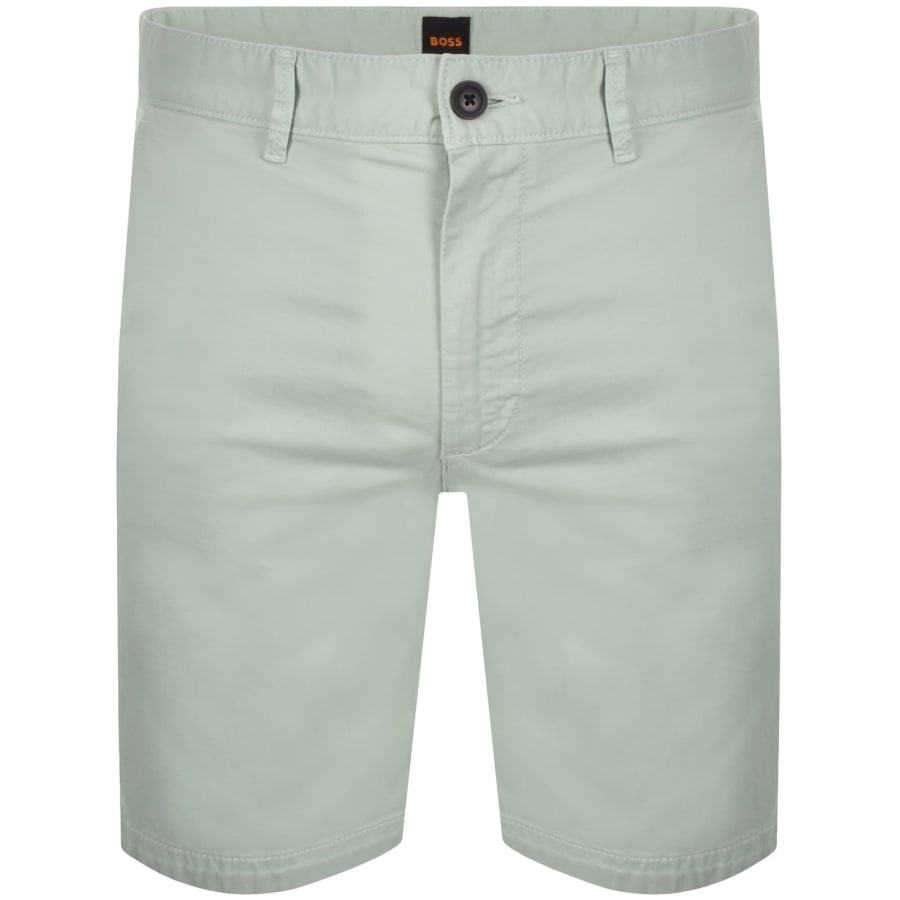 Image number 1 for BOSS Chino Slim Shorts Aqua Green