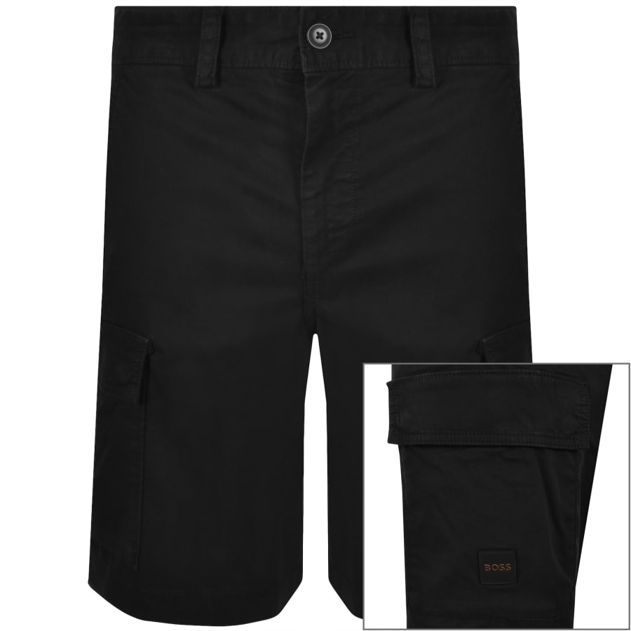Image number 1 for BOSS Sisla Cargo Shorts Black