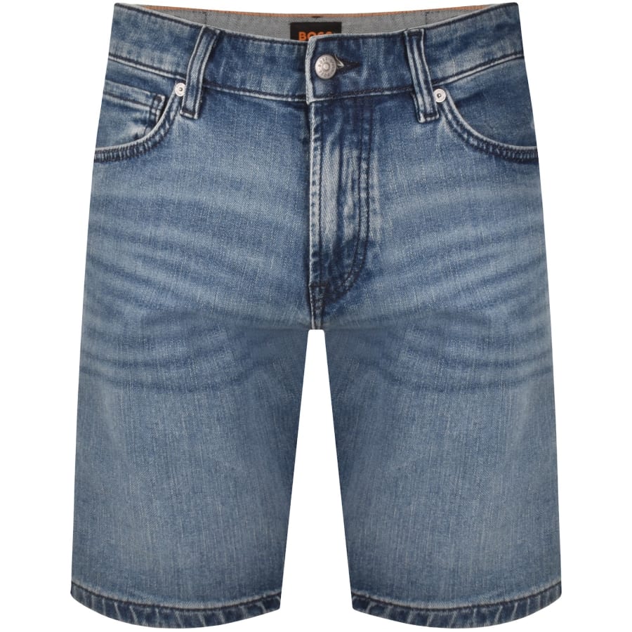 Image number 2 for BOSS Re Maine Denim Shorts Blue