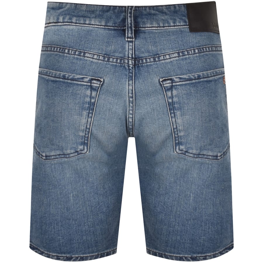 Image number 3 for BOSS Re Maine Denim Shorts Blue