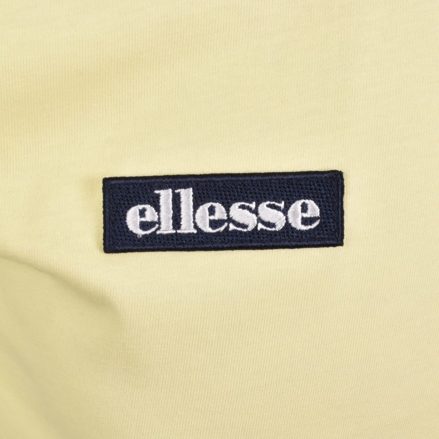 Image number 3 for Ellesse Floran T Shirt Light Yellow