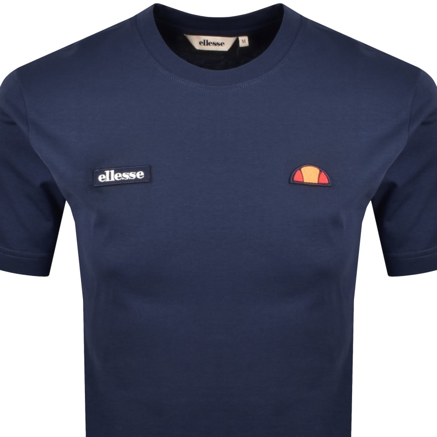 Image number 2 for Ellesse Floran T Shirt Navy