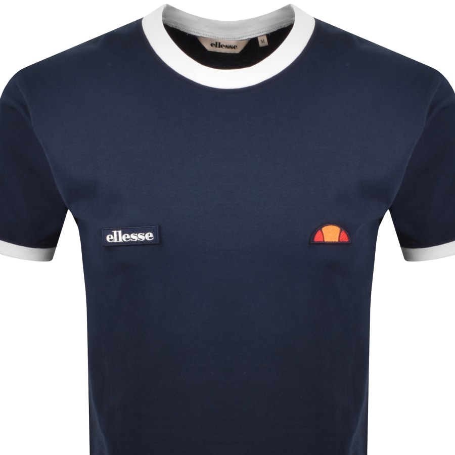 Image number 2 for Ellesse Ringetto T Shirt Navy