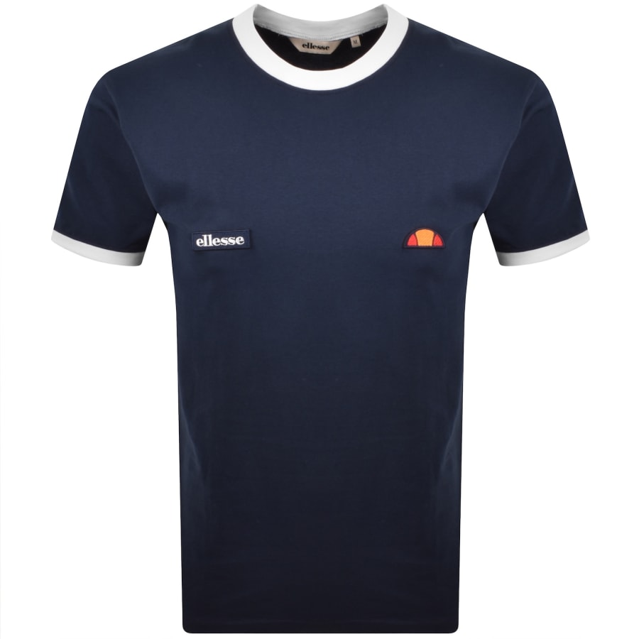 Image number 1 for Ellesse Ringetto T Shirt Navy