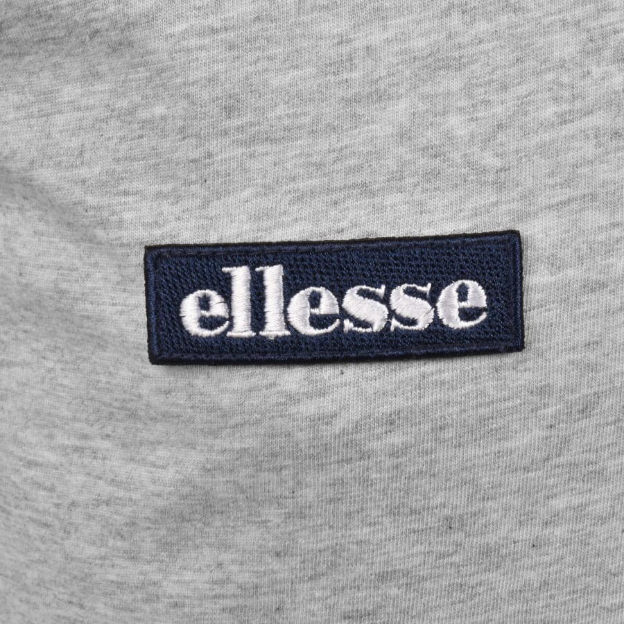 Image number 3 for Ellesse Ringetto T Shirt Light Grey Marl