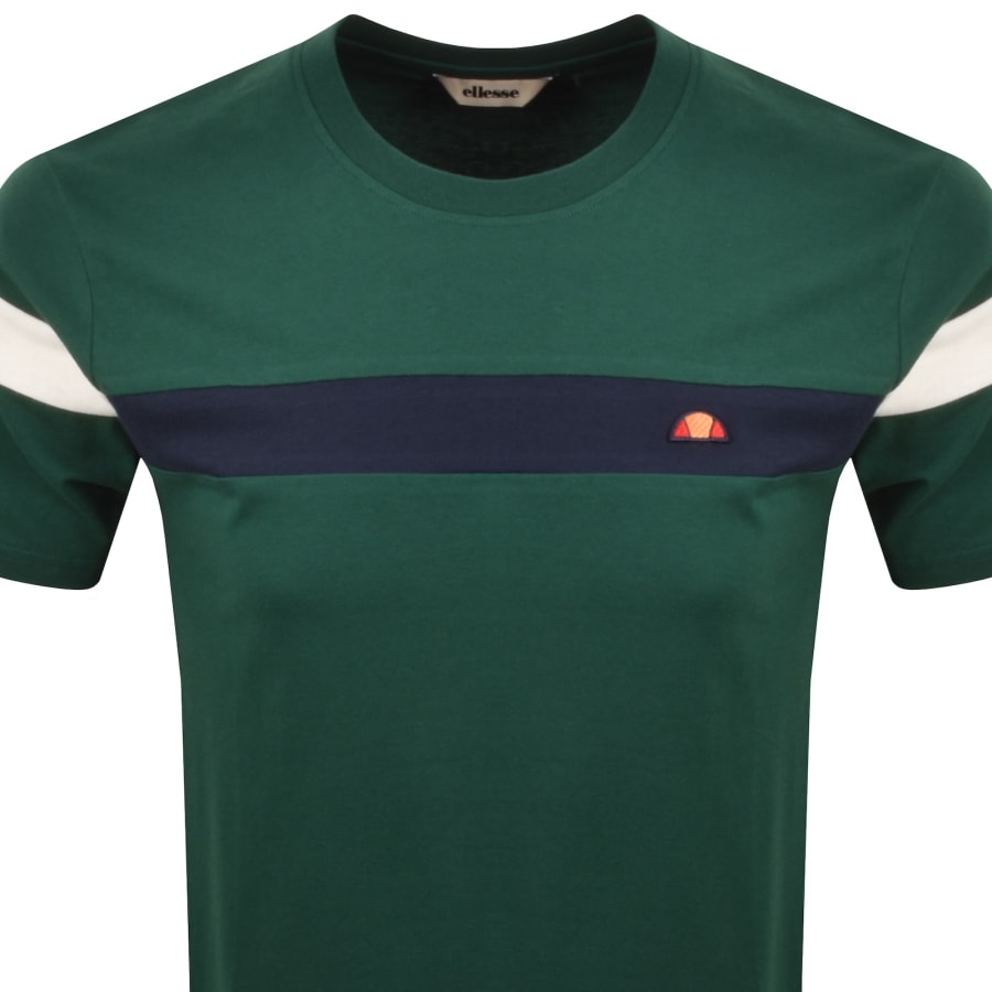 Image number 2 for Ellesse Caserio T Shirt Dark Green